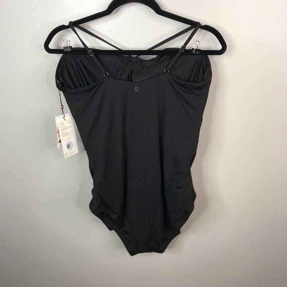 CALIA by Carrie Underwood Shirred Cutout One Piece Swimsuit - Picture 5 of 6